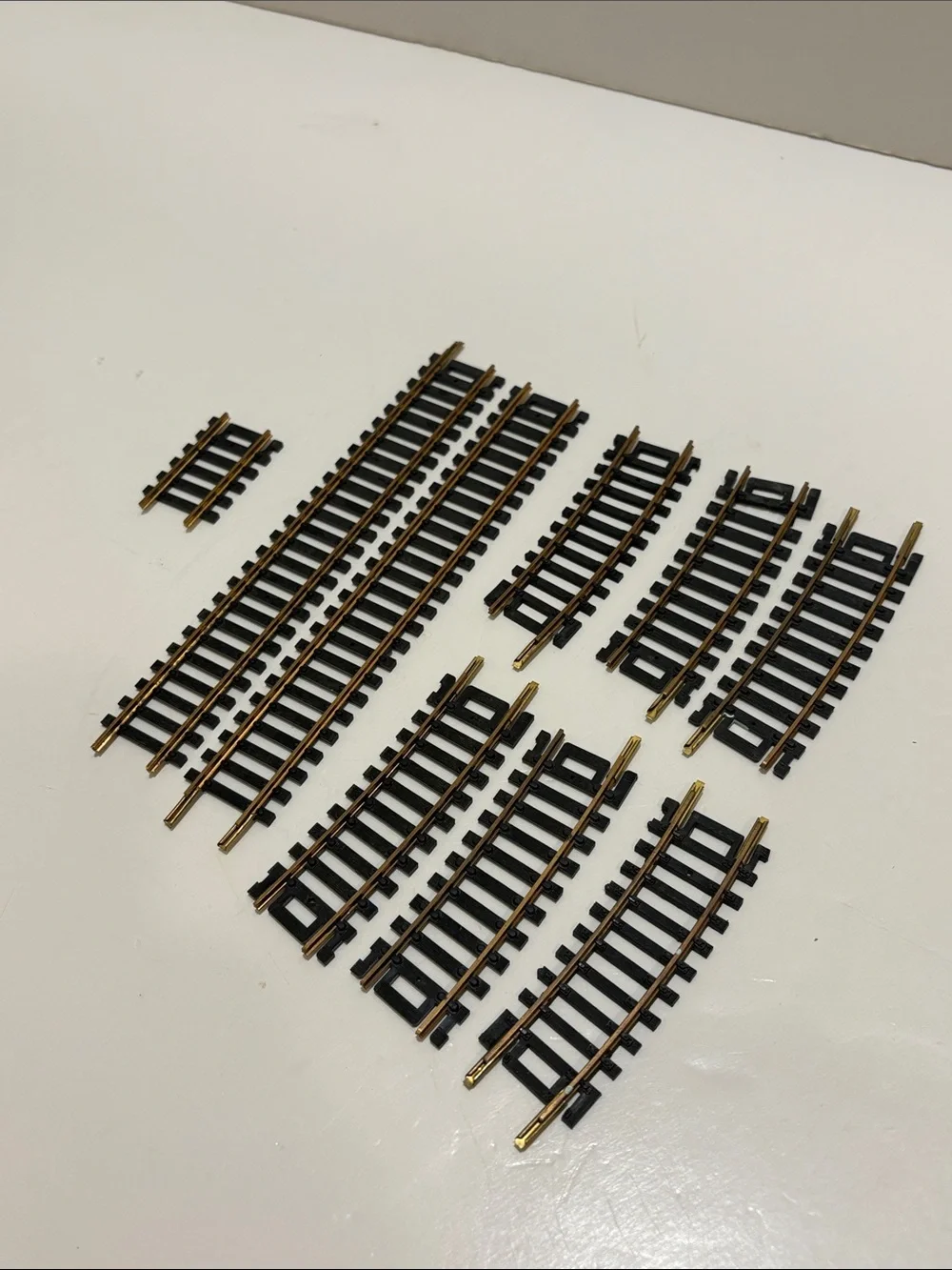 Tyco train track, HO scale.